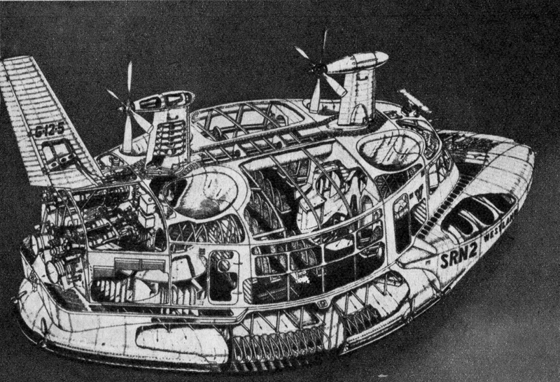 Illustration for article titled 31 Levitating Vehicles From the Dawn of the Hovercraft